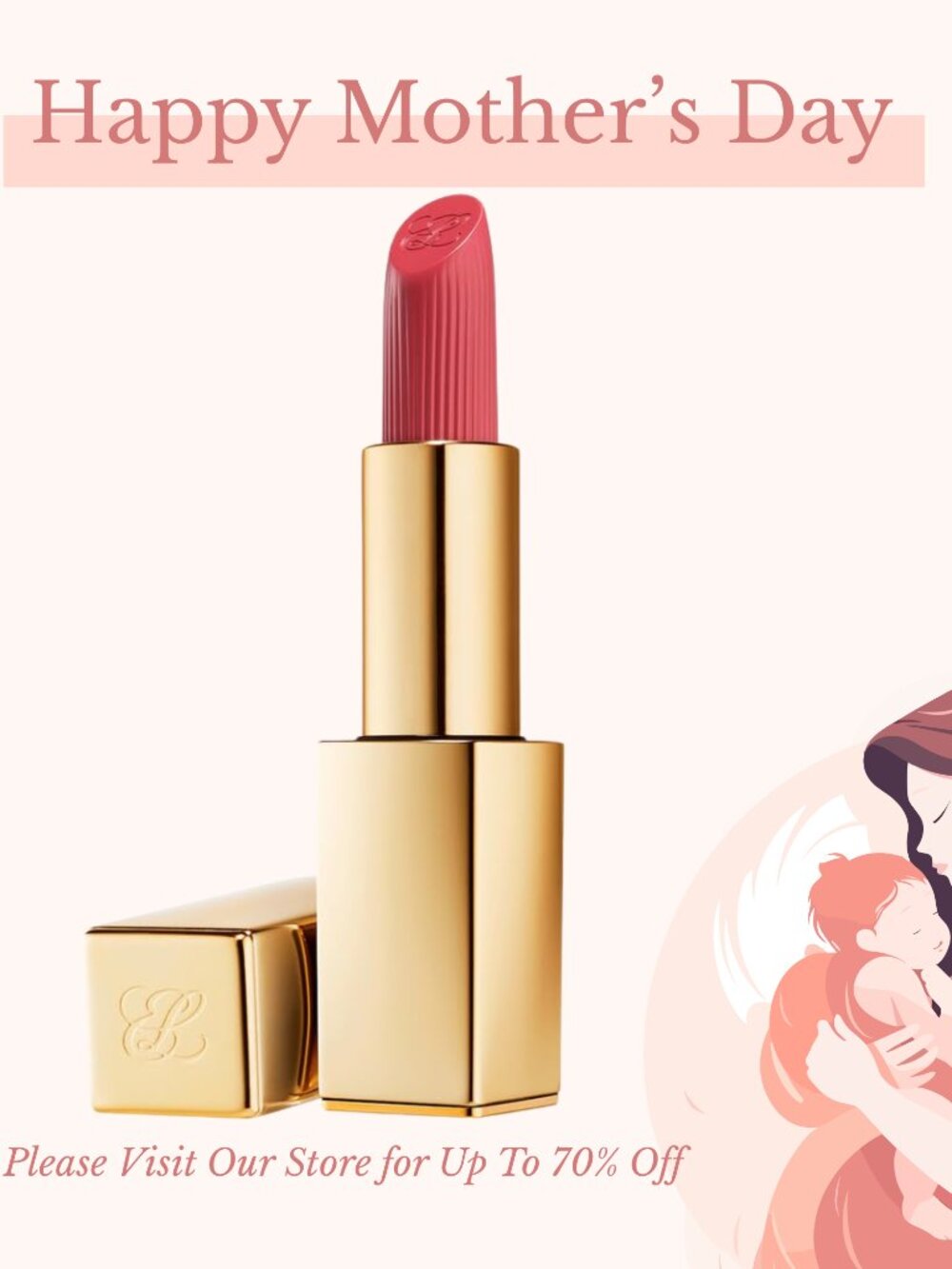 Estee Lauder Pure Color Envy Sculpting Lipstick - 420 Rebellious rose 0.12-oz